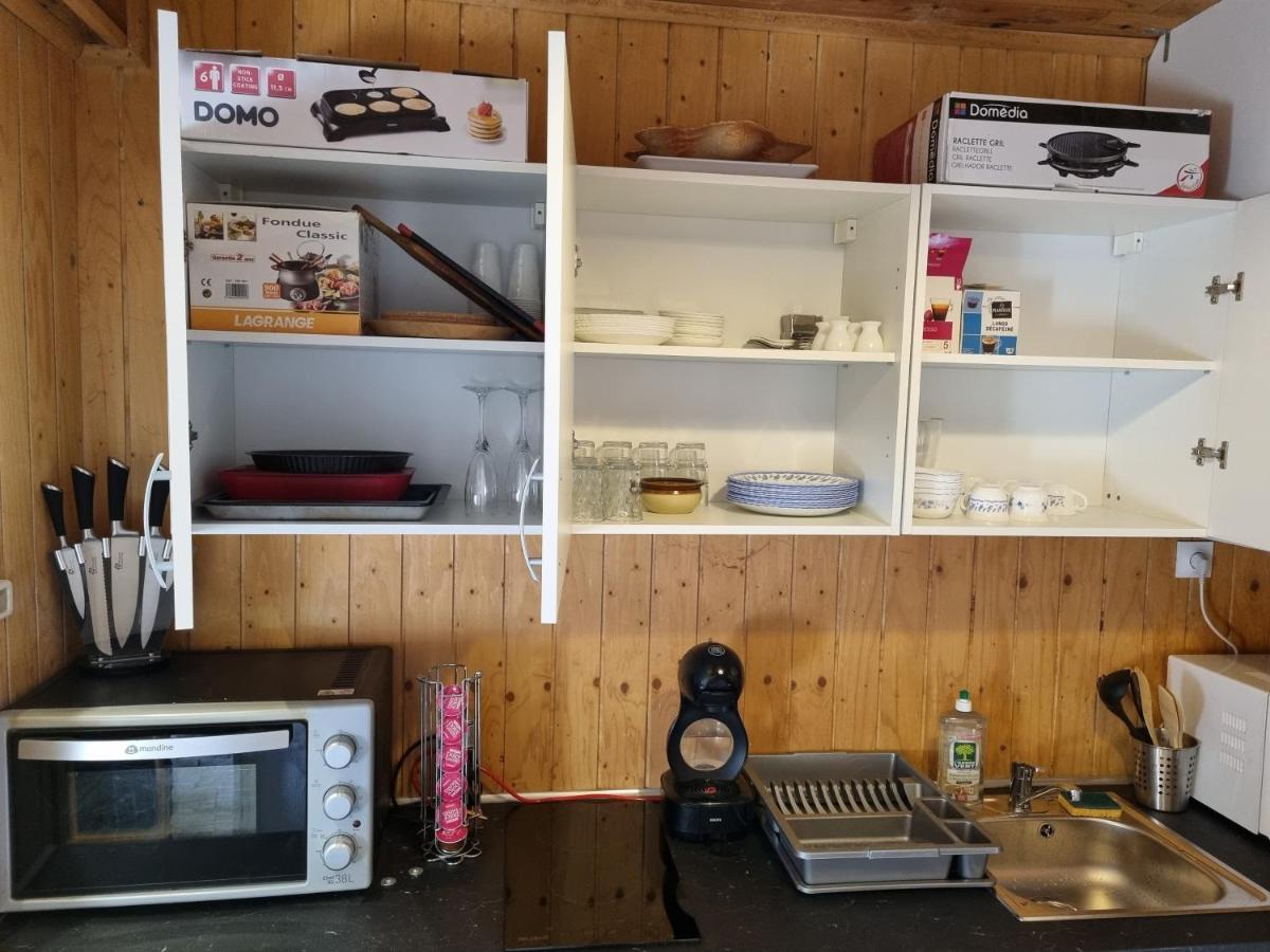 Studio 4 Couchages Dans Un Chalet Tout Confort Chamrousse Bagian luar foto